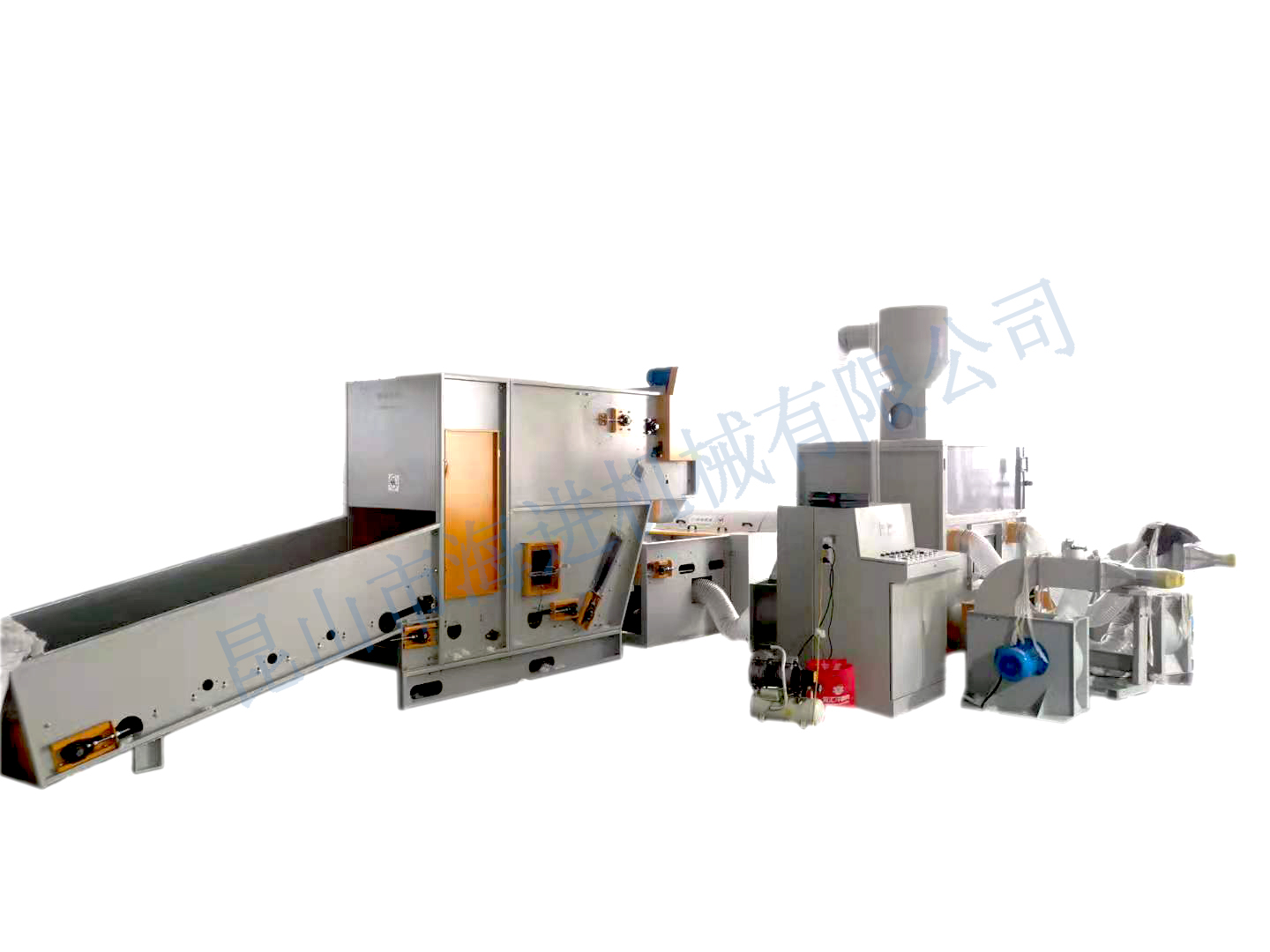 HJCM-500自動(dòng)沙發(fā)充棉流水線(xiàn)