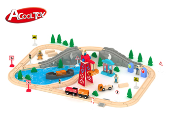 80件豪華火車軌道(型號(hào):AC7521)